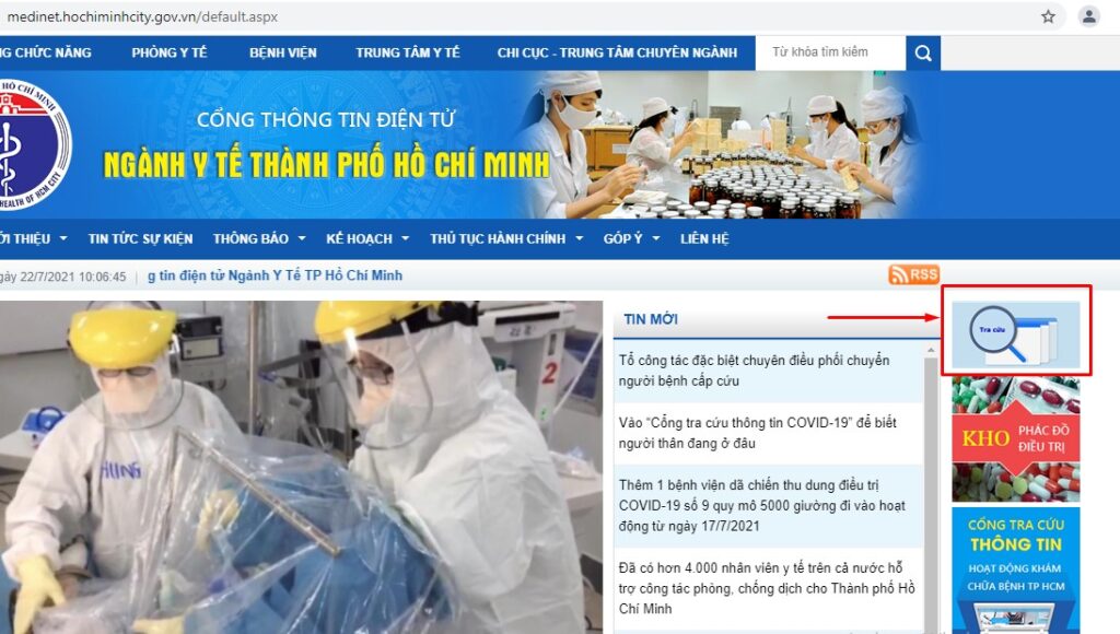 ‘Tra cứu thông tin Covid-19’ để biết tình hình người thân đang cách ly