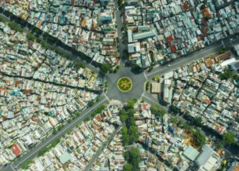 Một Sài Gòn thú vị với góc nhìn từ không trung trong những ngày giãn cách