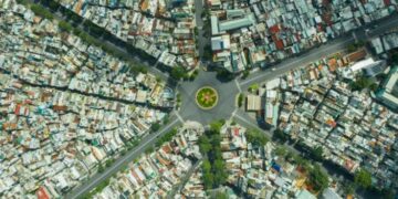 Một Sài Gòn thú vị với góc nhìn từ không trung trong những ngày giãn cách