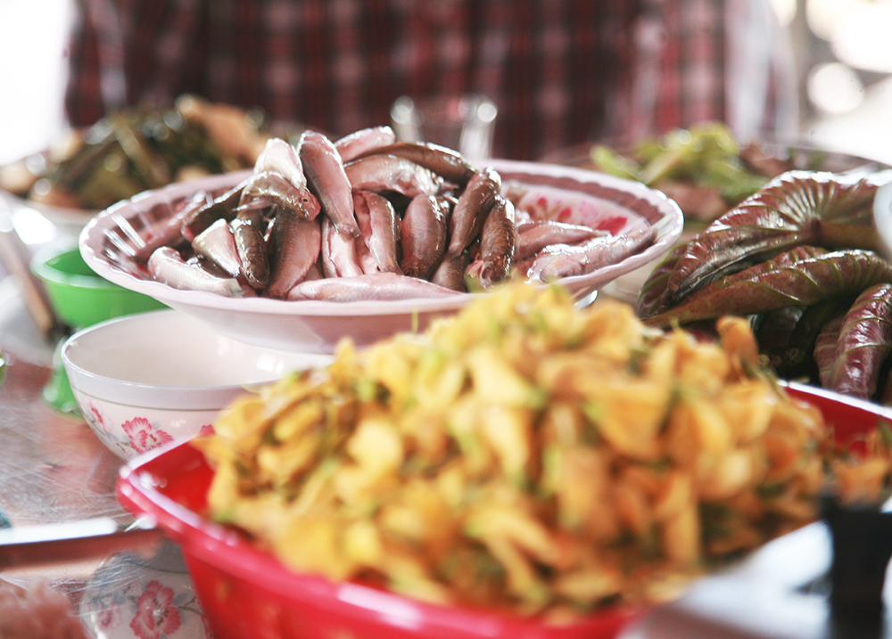 Lẩu cá linh bông điên điển về phố còn đượm hương phù sa