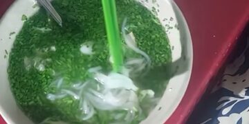 Tô bánh canh xanh hẹ trong quán mấy chục năm ở Tuy Hòa